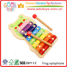 OEM/ODM Approved Handmade Colorful Baby Music Toy Wood Xylophone Toy Wholesale